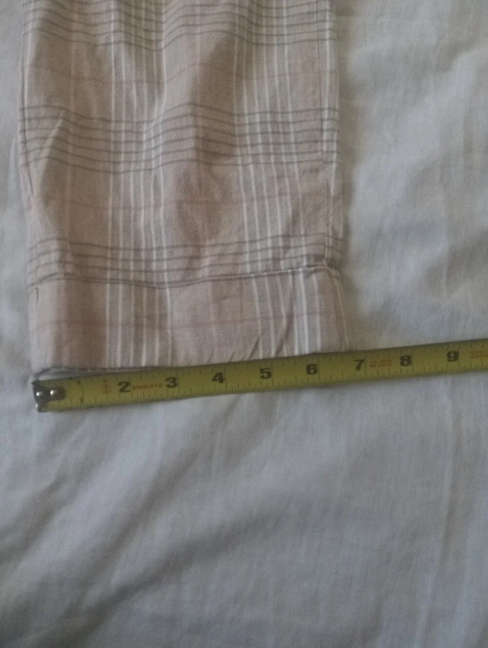 Banana Republic Women's Beige Plaid Avery Pants